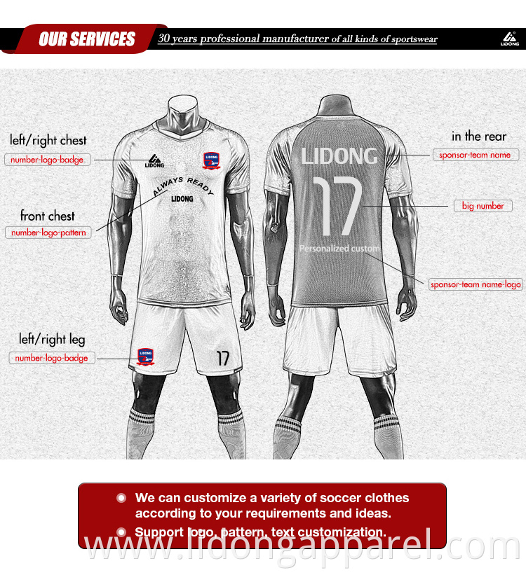 New Model China Football Jersey/Cheap Custom Kids Soccer Jersey Uniform